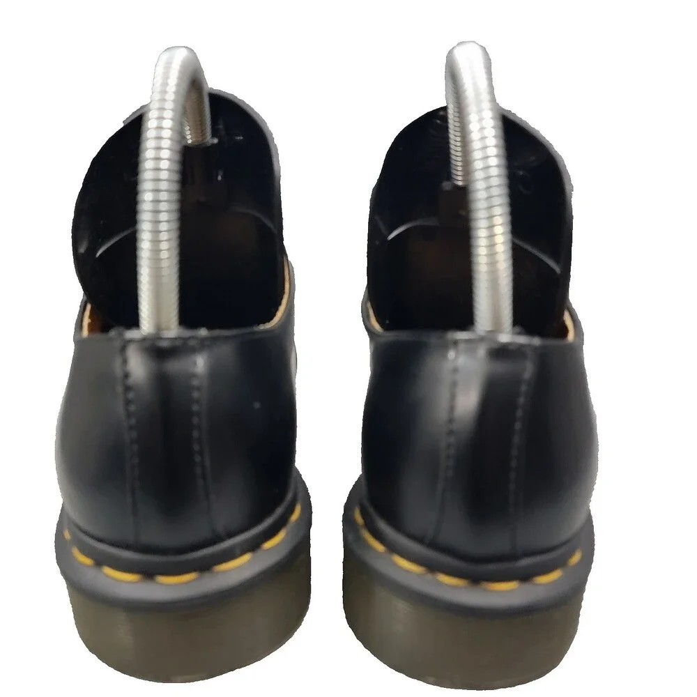 Dr. Martens 1461 Platform Black Leather Oxford Women's Shoes 6 US L